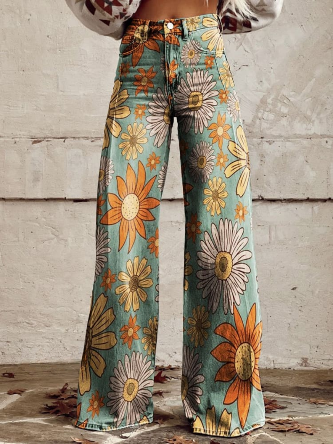 CIRILLA - Pantalon a fleurs