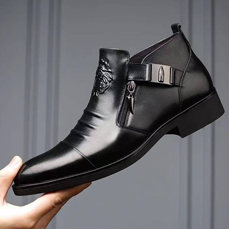 KYLE™ - Bottes à Cheville en Cuir