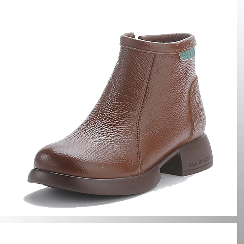 SIRA™ - Bottines mi-montantes en cuir